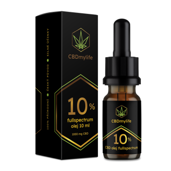 CBD olej - kapky  CBDmylife 10% Full Spectrum