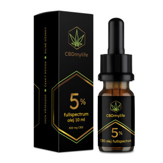 CBD olej - kapky CBDmylife 5% Full Spectrum