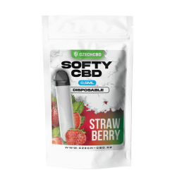 CBD Softy Jednorázové Strawberry 0 -5ml